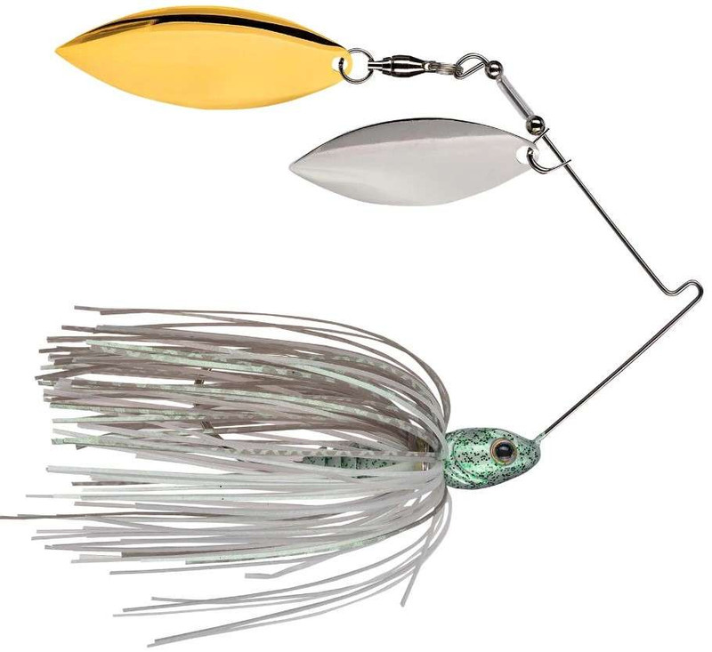 Strike King Tour Grade Compact DW Spinnerbait - 1/2oz - Green Glimmer