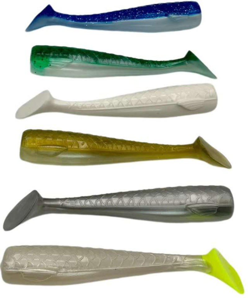 RonZ Z-Fin Paddletail Replacement Bodies - TackleDirect