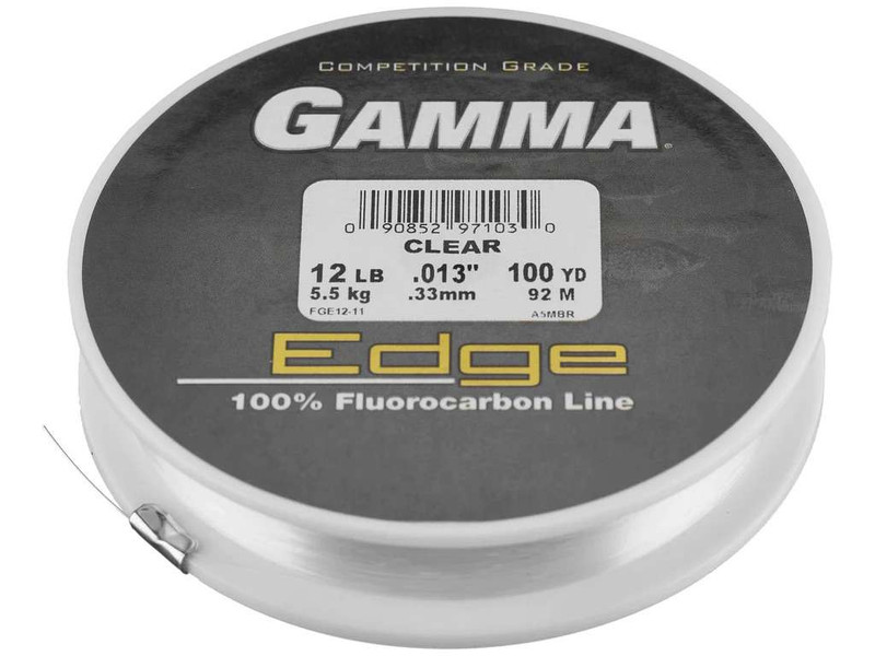 Gamma Edge - 100% Fluorocarbon Line - 20lb - 100yds - TackleDirect