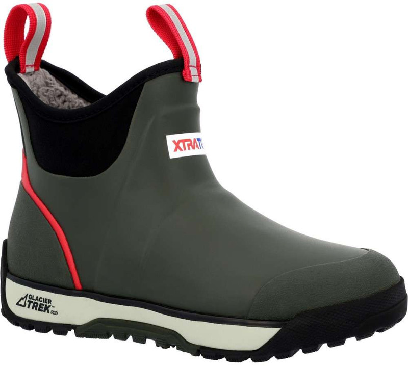 Xtratuf Womens Ice 6in Ankle Deck Boot Green 11 TackleDirect