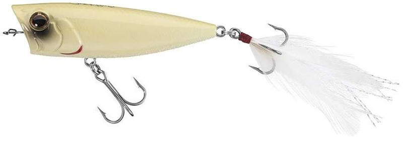 Evergreen OB Popper Custom Topwater Bait - Bone