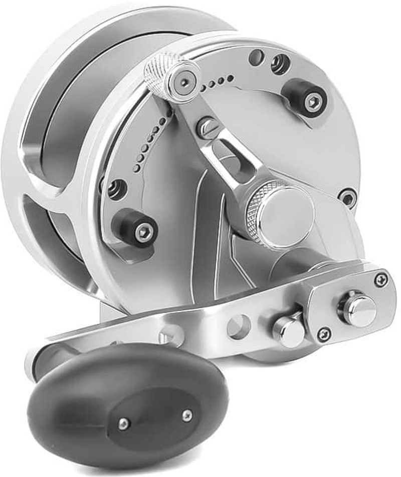 Avet HXJ 5 2 Two Speed Lever Drag Casting Reel Silver