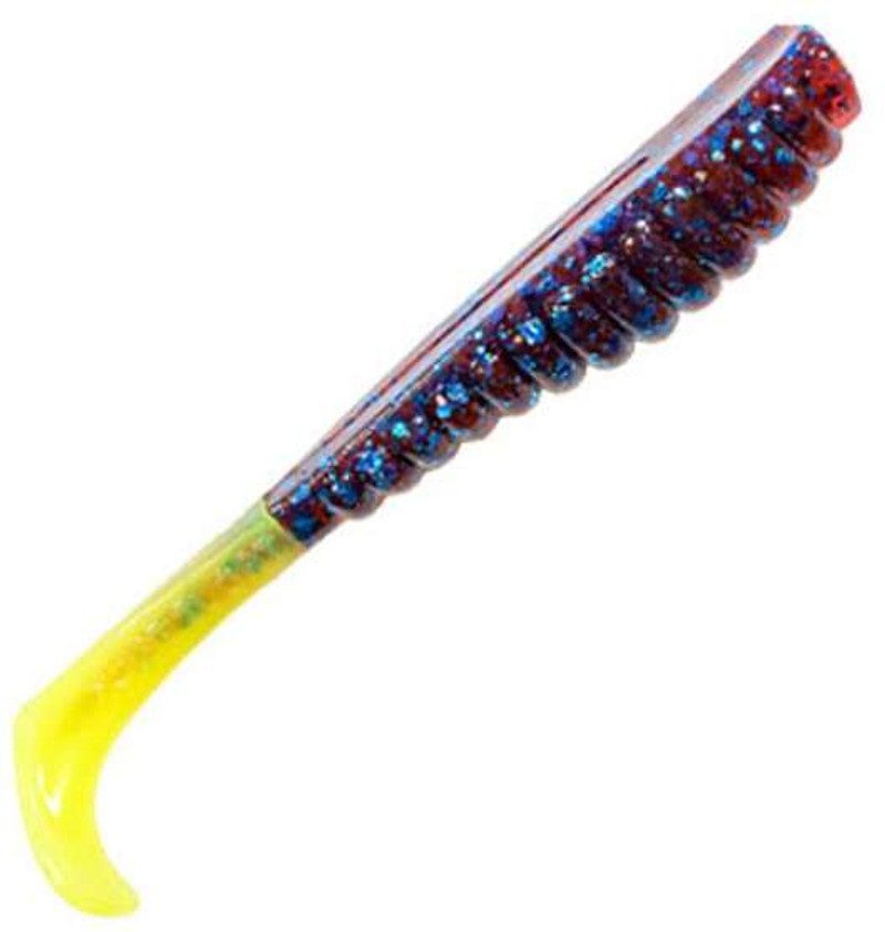 Z-Man Swimmin Trout Trick - Plum/Chartreuse Tail - TackleDirect