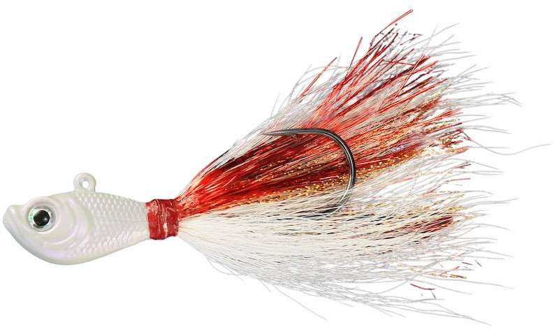 Jigging World Fluke Candy V2 Teasers w/ Bucktail – White Water