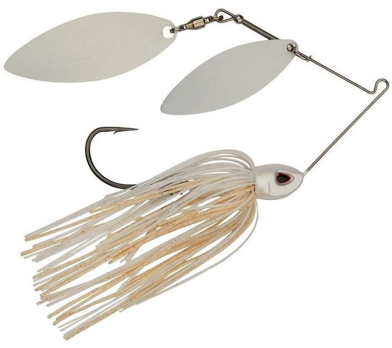 Berkley Power Blade Standard Double Willow Spinnerbait 3/8 oz / Silver Bullet