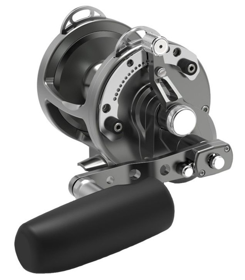 Avet EXW 30/2 Two-Speed Lever Drag Reels Silver L/H - TackleDirect