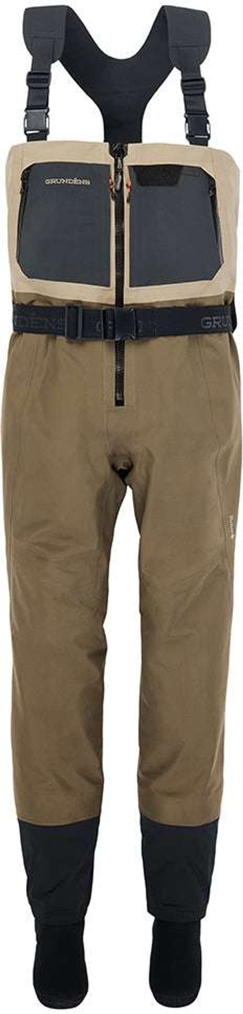 Grundens Boundary Stockingfoot Wader - Men's Stone / Otter L King 9-11