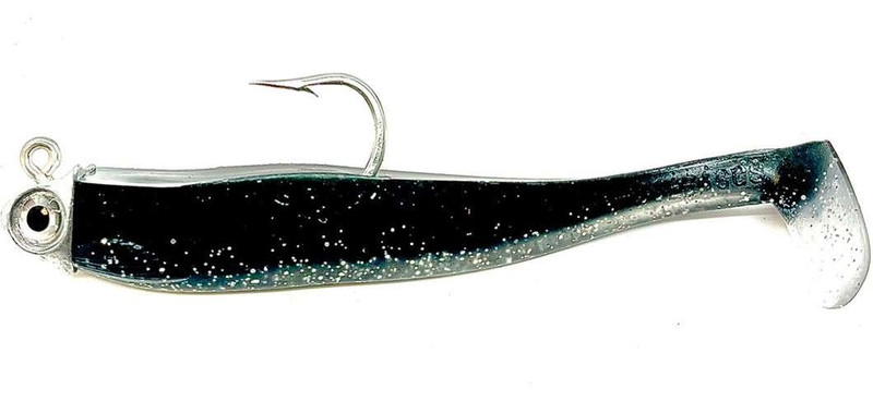 Joebaggs Freedom Shad - 3oz - Black - TackleDirect