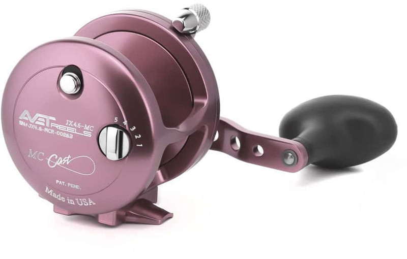 Avet MXL 6/4 MC Raptor 2-Speed Lever Drag Casting Reel Red