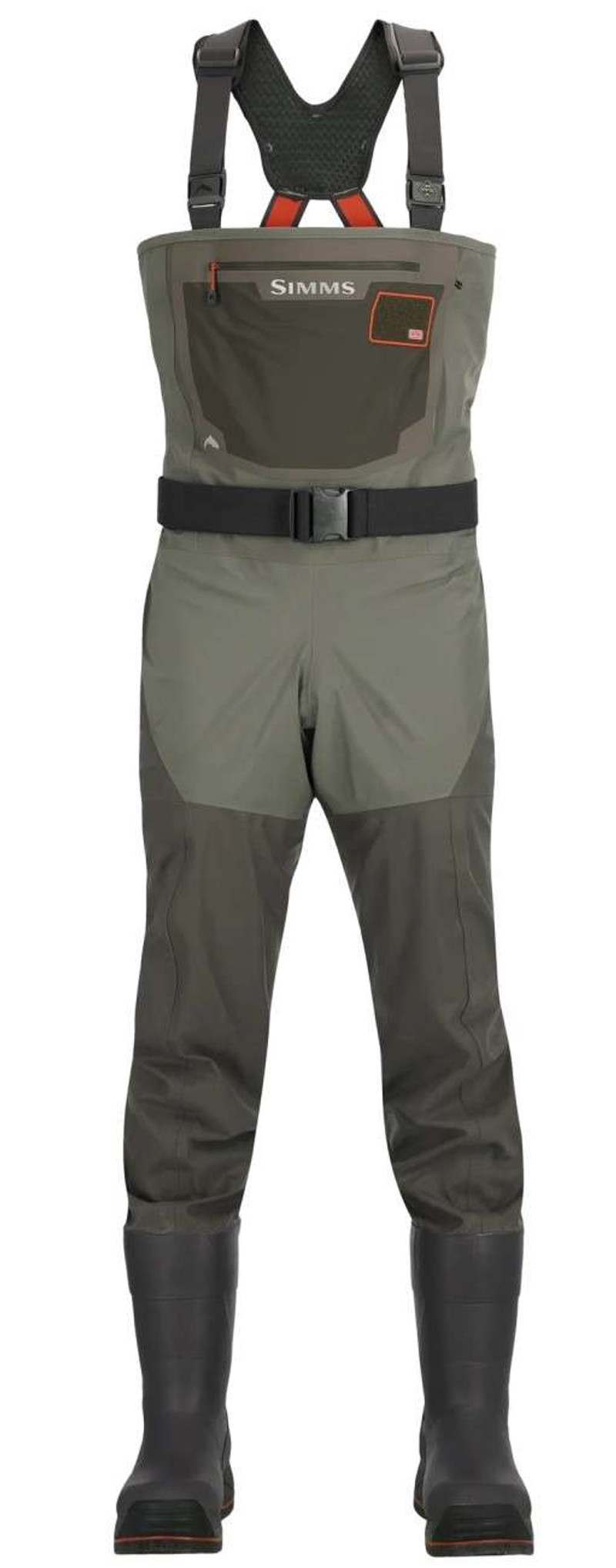 Simms Mens G3 Guide Bootfoot Felt Sole Waders - TackleDirect