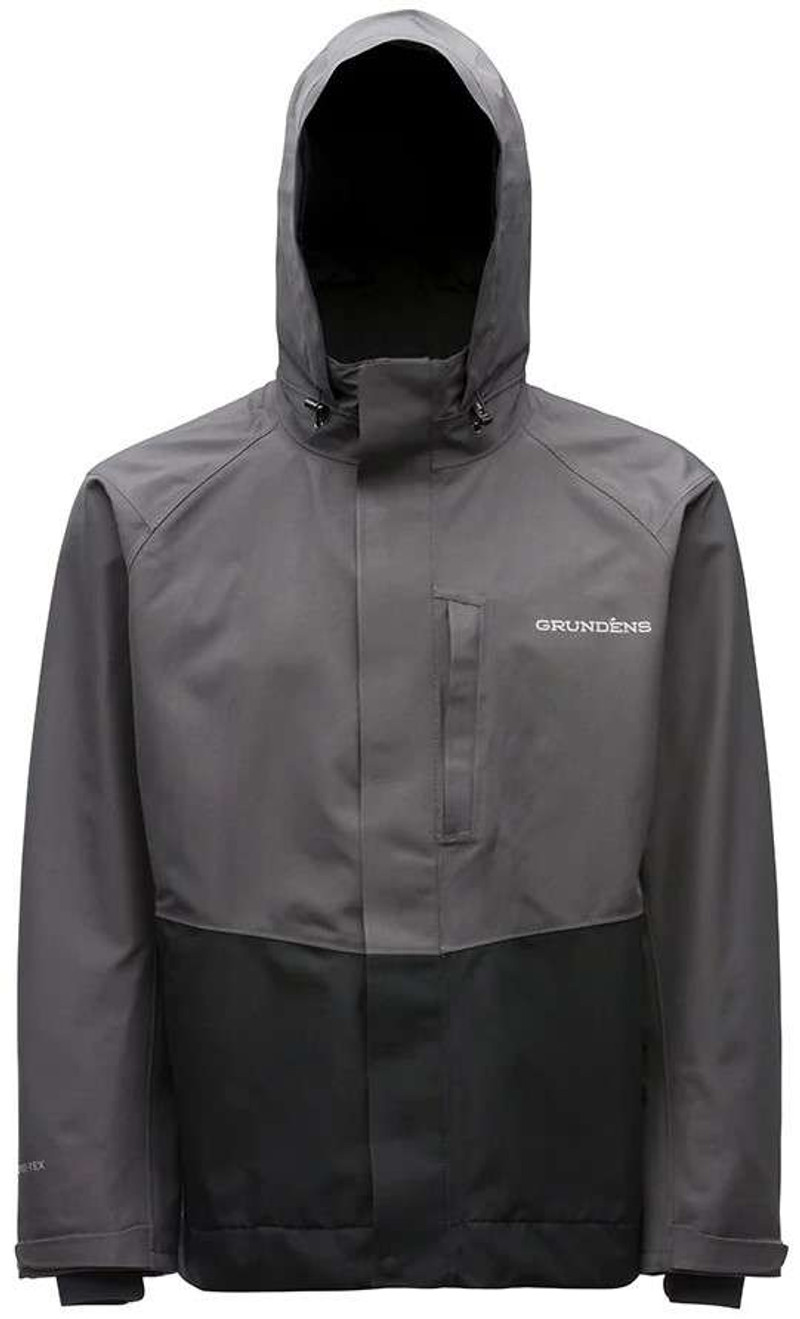 Grundens Neptune 103 Anorak Pullover Medium - Orange/Black