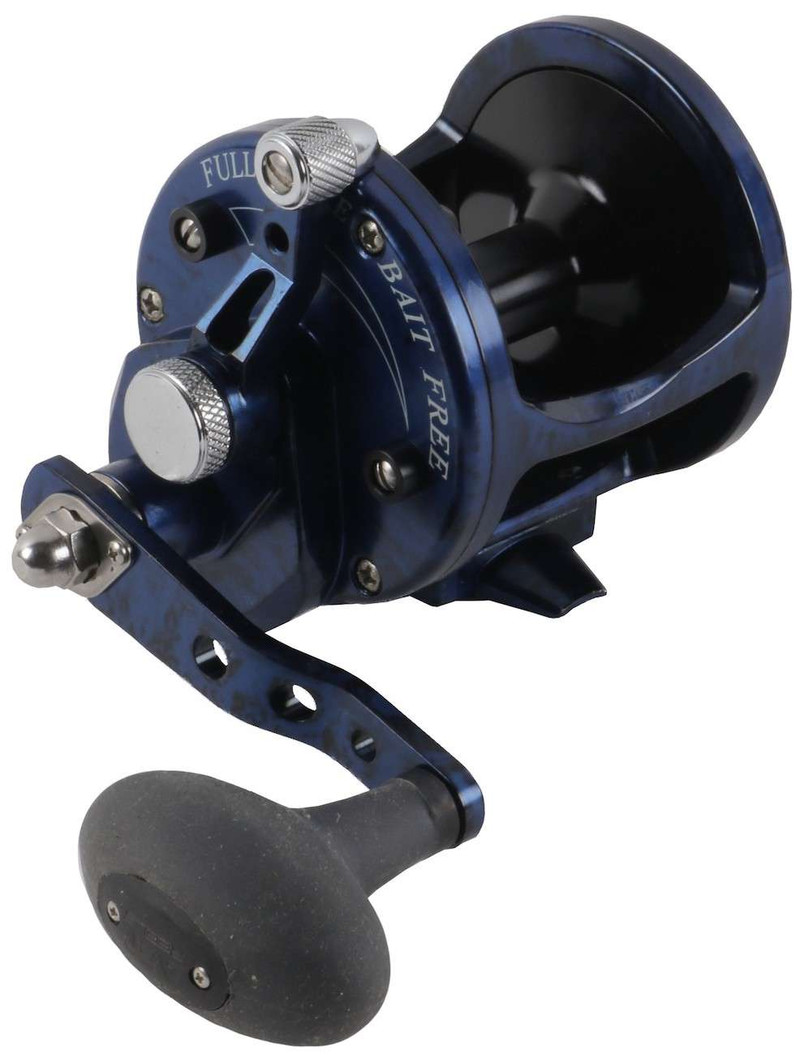 Avet LX 6.0 Single Speed Lever Drag Casting Reel Left Hand Blue Camo