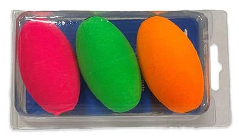 Tigress Oval Kite Line Marking Floats - Green, Pink, Orange