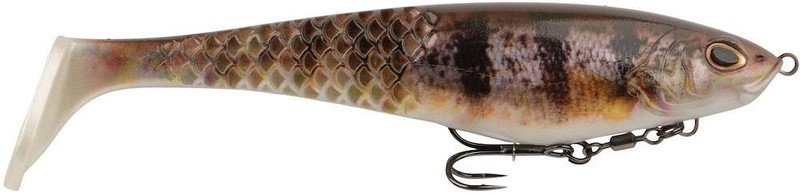 Berkley PowerBait CullShad Swimbait - 6in - HD Y Perch - TackleDirect