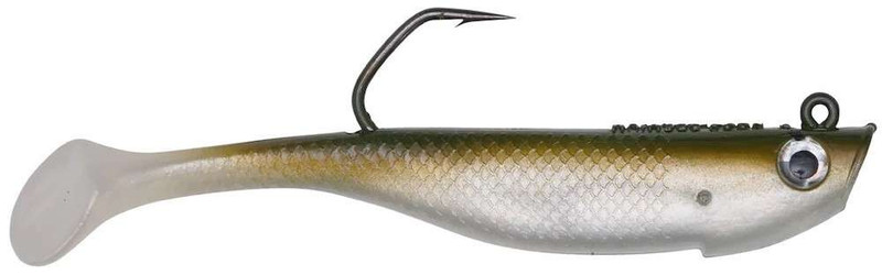 Hogy Protail Paddle Swimbait 5.5in - 2oz - Bone - TackleDirect