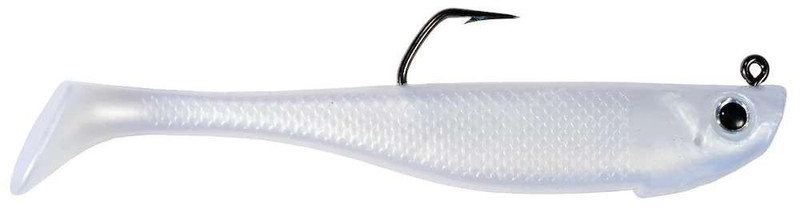 Hogy Protail Paddle Swimbait 6.5in - 3oz - Bone - TackleDirect