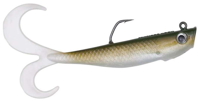 Hogy Slowtail Swimbait 4.5in - Chartreuse - TackleDirect