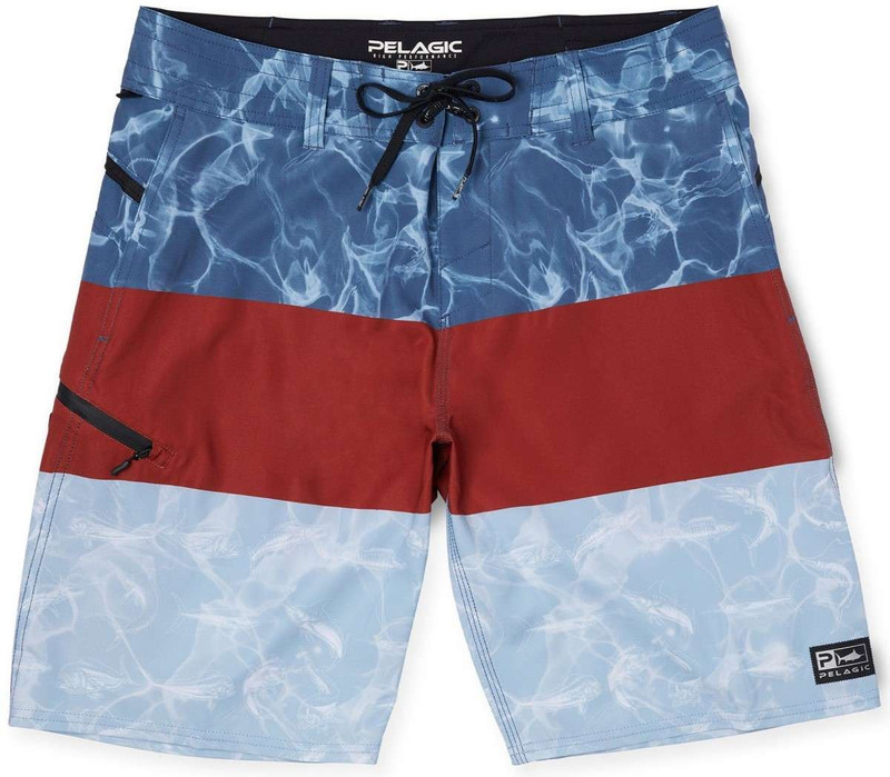 Pelagic Sharkskin Elite Boardshorts - OS Am - 40 - TackleDirect