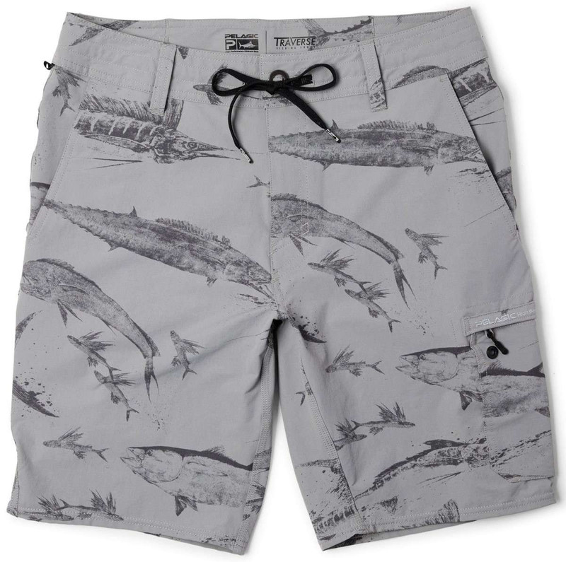 Pelagic Traverse Gyotaku Hybrid Shorts - TackleDirect