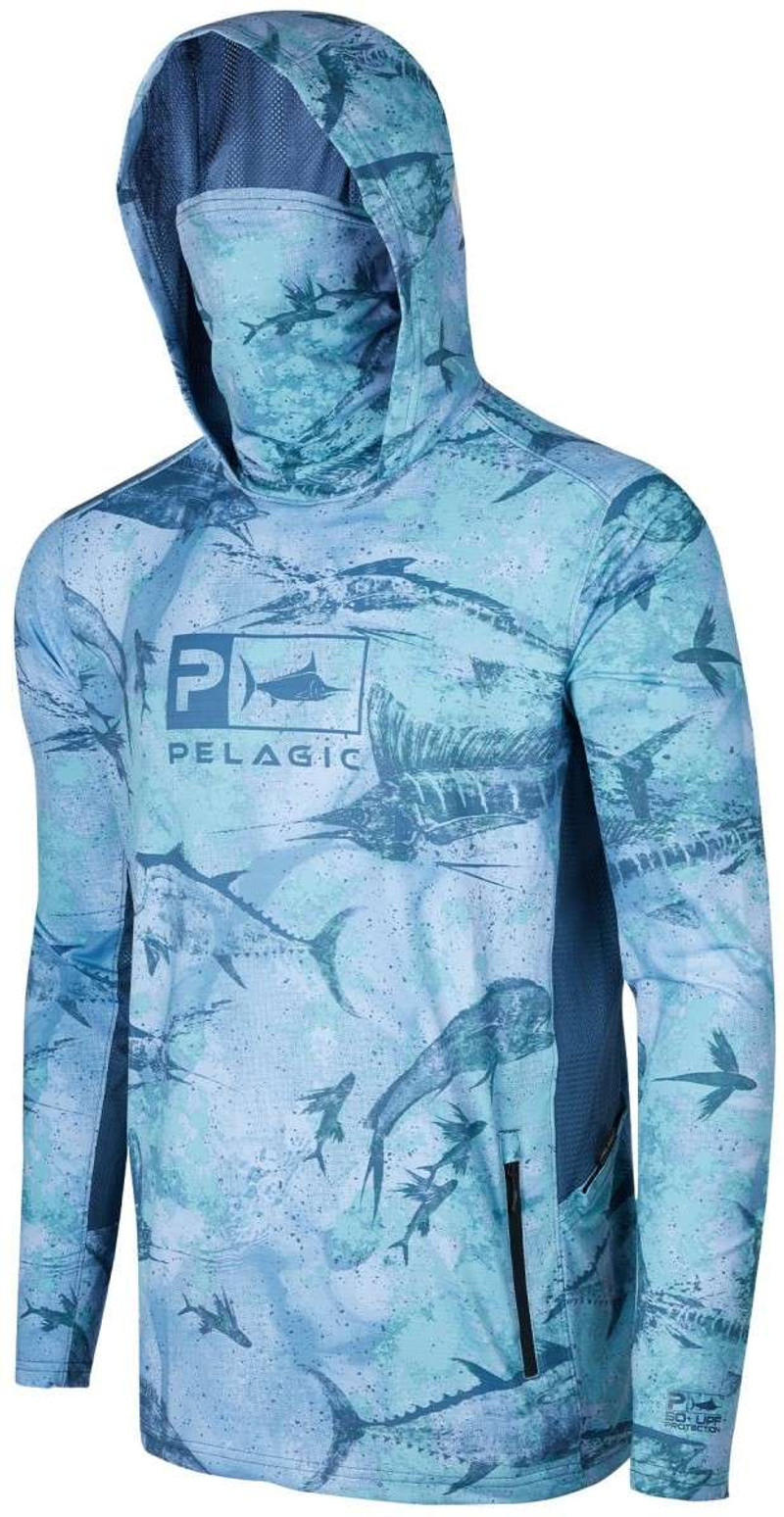 Pelagic Vaportek Hooded Fishing Shirt - TackleDirect