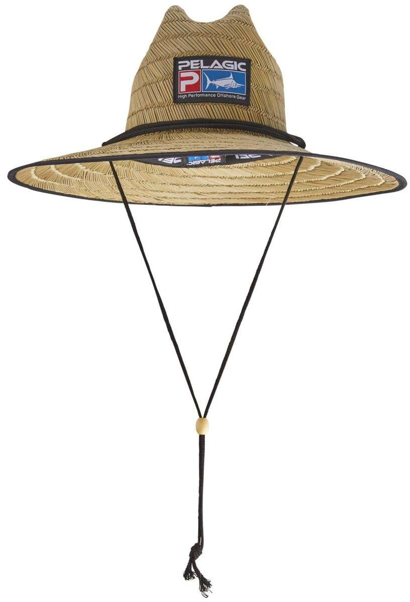 Pelagic Baja Straw Sunhat - One Size - Khaki - TackleDirect