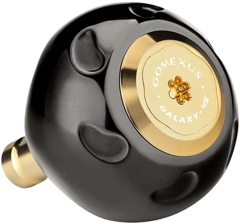 Gomexus Titanium Reel Power Knob TB45 - 45mm - Blk/Gold - TackleDirect