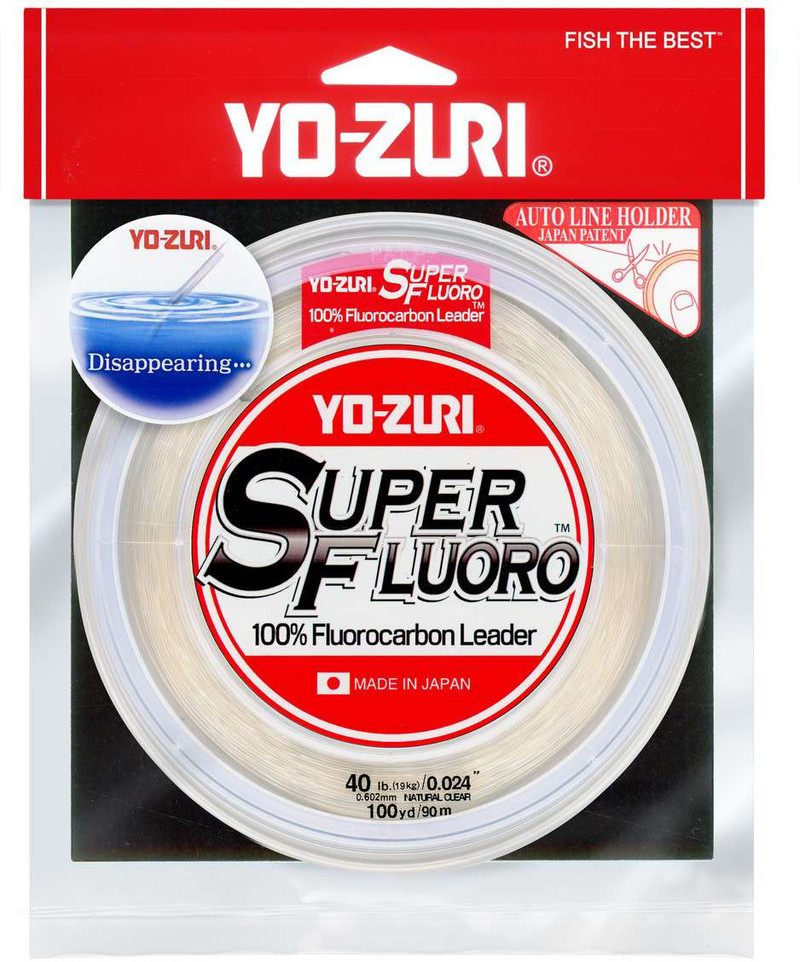 Yo-Zuri SuperFluoro Leader 40lbs 100yds - TackleDirect