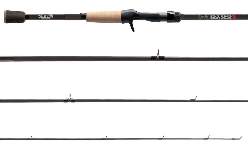 St. Croix BACX74HF Bass X Casting Rod - TackleDirect