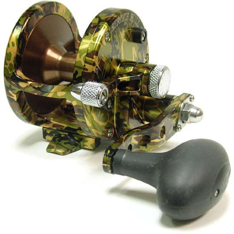 Avet JX 6.0 Single Speed Lever Drag Casting Reel Green Camo