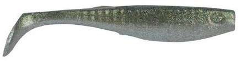 Berkley Gulp! Paddleshad, 3, 5 Count, Pearl White/Chartreuse