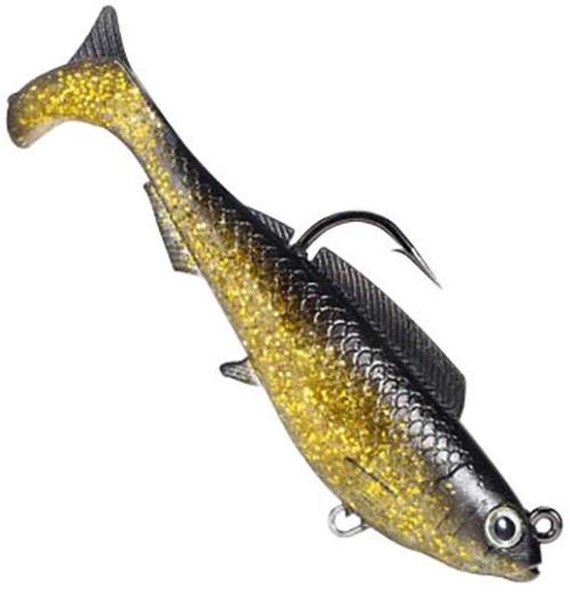 Berkley Powerbait Saltwater Bonga Shad 5in - Gold - TackleDirect