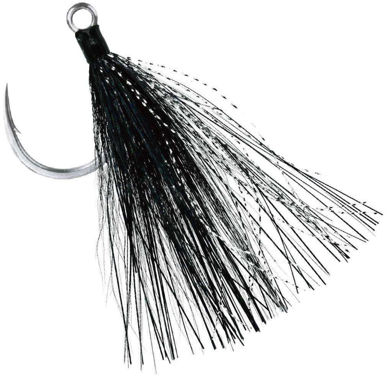 BKK Lone Diablo Bucktail Inline Single Hooks - 3/0 - TackleDirect