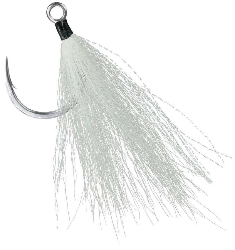 BKK Lone Diablo Bucktail Inline Single Hooks - 3/0 - TackleDirect