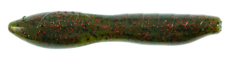 Missile Baits Bomba Worm - 3.5in - Watermelon Red - TackleDirect