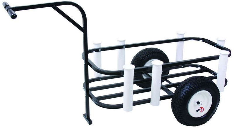 Sea Striker - Sea Striker's new Aluminum Beach Cart comes complete with  utility table and liner. Perfect for surf and pier fishing, or just rolling  coolers and chairs to the beach.