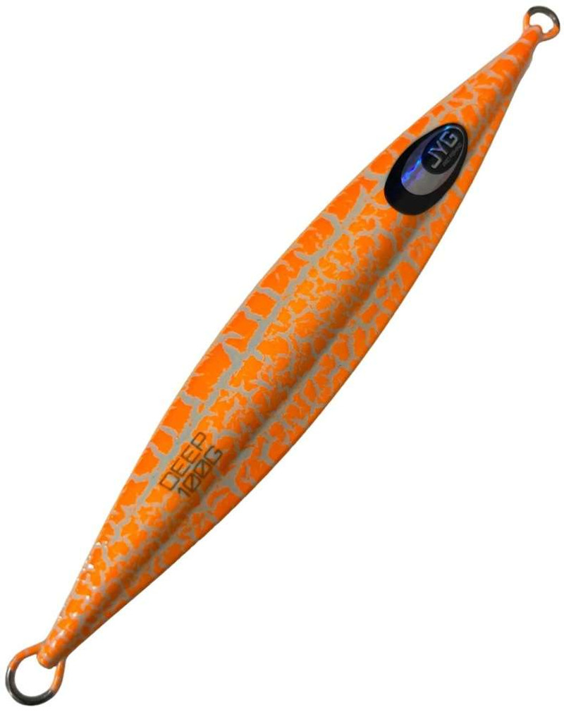 JYG Pro Fishing Deep Slow Pitch Jig - 200g - Orange