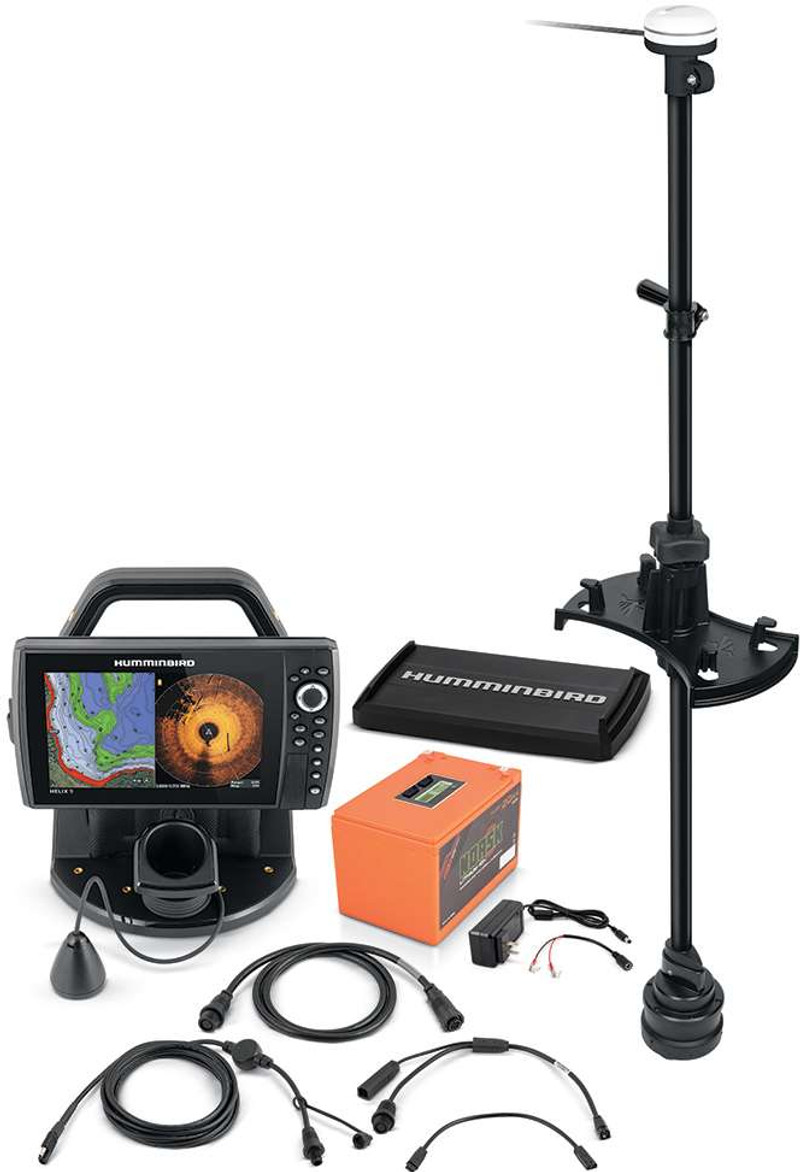 Humminbird ICE HELIX 9 MSI+ GPS G4N MEGA 360 Bundle - TackleDirect