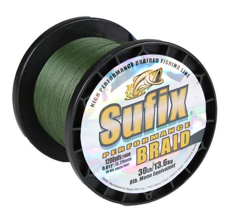  Sufix Performance 1200-Yards Spool Size Braid Line (Green,  6-Pound) : Superbraid And Braided Fishing Line : Sports & Outdoors