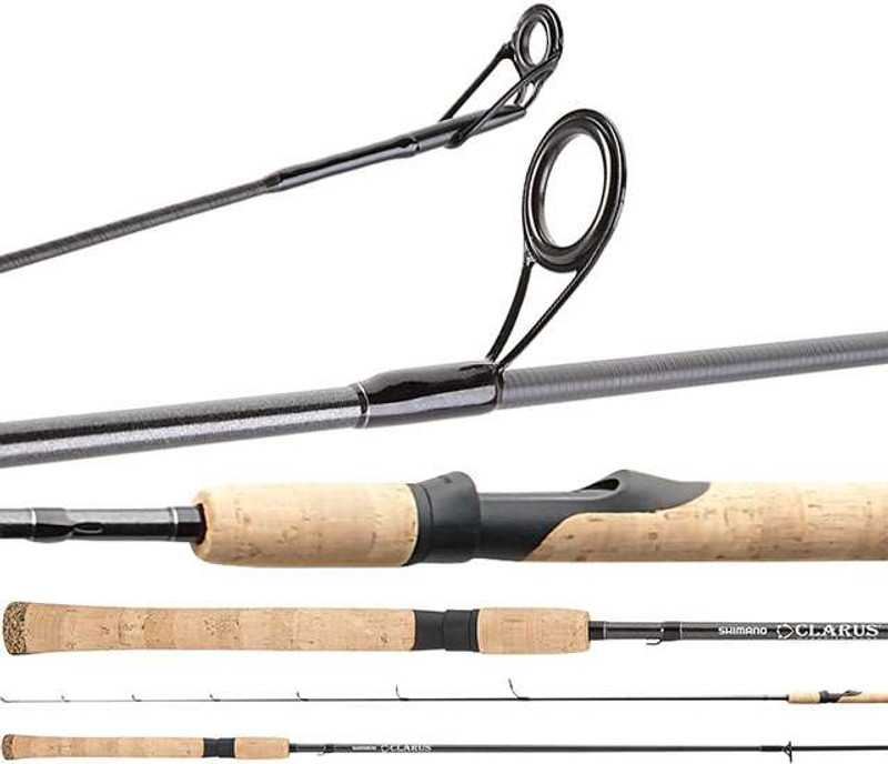 NPS Fishing - Shimano Clarus Bass Travel 2-Piece Spinning Freshwater Rod