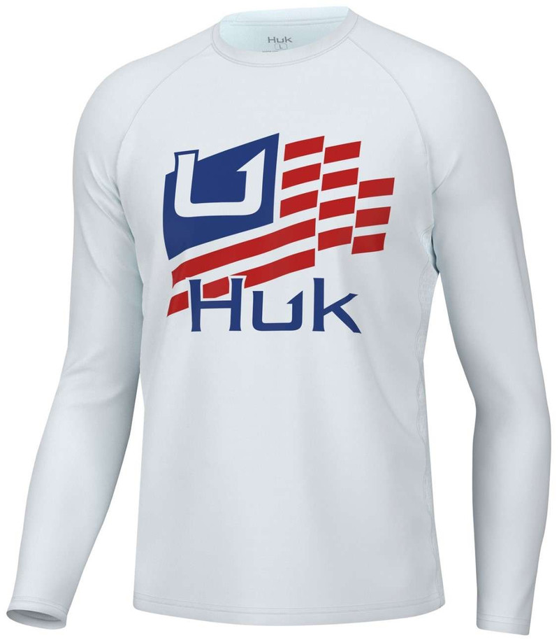 HUK Performance Fishing And Bars Pursuit L/S Shirt - Mens