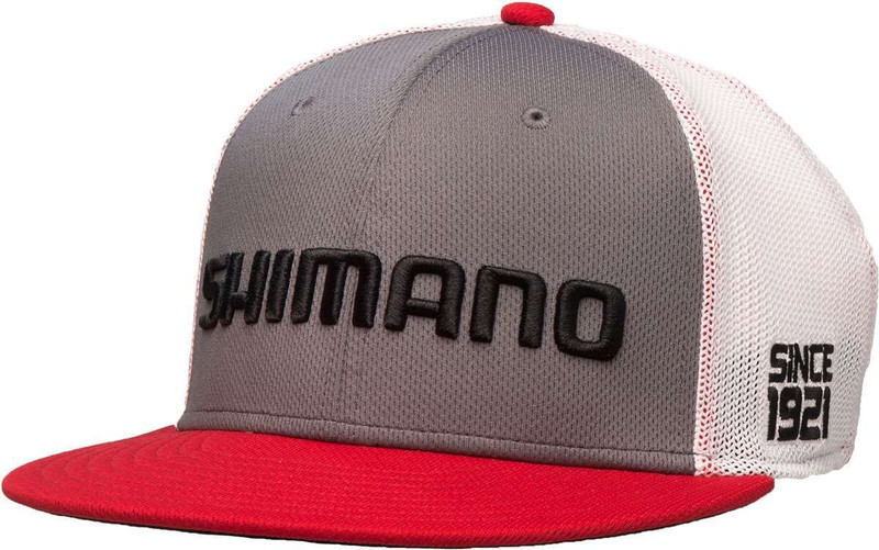 Shimano Flat Bill Hat - Gray - TackleDirect