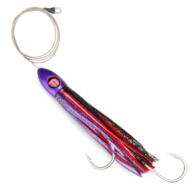 Cable-Rigged Fatboy Lead Medium 9 Trolling Lure Fatboy Green