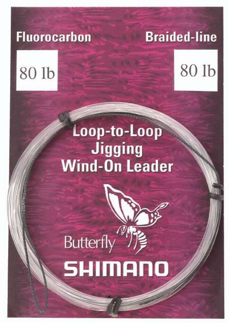 Momoi 90016 Fluorocarbon Wind On Leader 80lb .855mm Clear