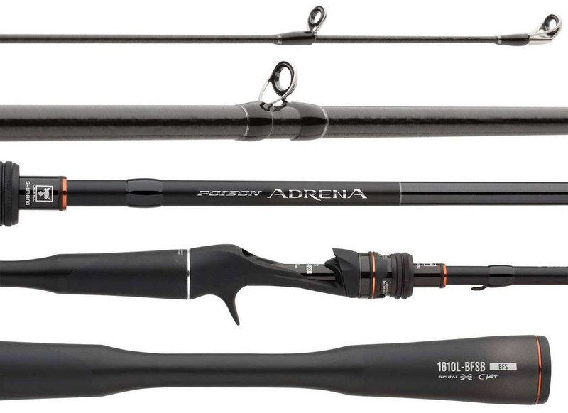Shimano Poison Adrena B Casting Rods - TackleDirect
