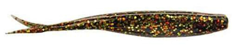 DOA C.A.L. Jerk Baits-Glow/Gold Rush Belly / 4/12PK 