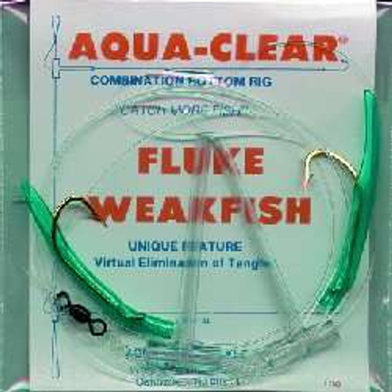 Aqua-Clear FW-1DG Flounder/Weakfish High/Low Rig - TackleDirect