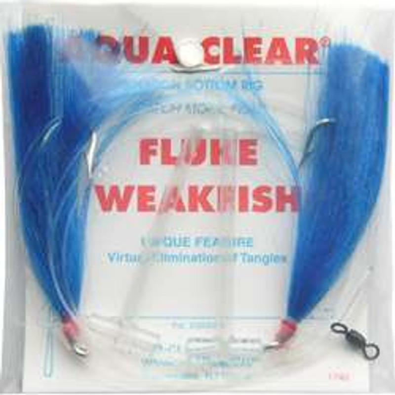 Aqua Clear Flounder/Weakfish High/Low Rig #FW-1