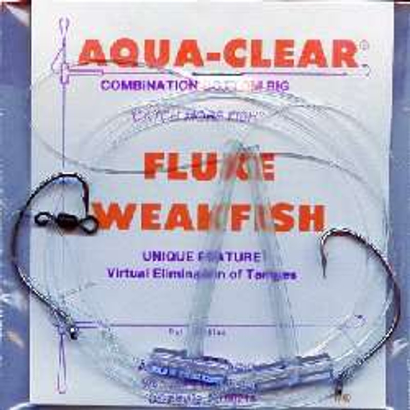 Aqua-Clear FW-2A Flounder/Weakfish High/Low Rig - TackleDirect