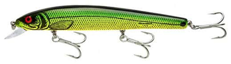 Bomber Long A Fishing Lure (Chrome/Black Back, 4 1/2-Inch