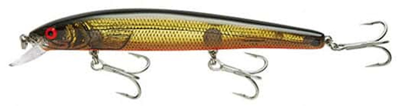 Bomber Heavy Duty Long A Crankbait 6 Silver Flash Chartreuse Back 7/8 oz.  